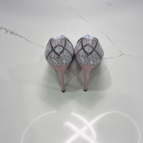 RODO pink/multicolor pumps, pointed toe, stiletto heels, made in Italy - Picture 7 of 13